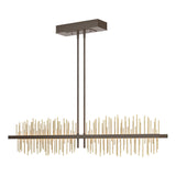 Hubbardton Forge 2020 Bronze Modern Brass Multi Gossamer Large LED Pendant