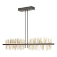 Hubbardton Forge 2020 Dark Smoke Modern Brass Multi Gossamer Large LED Pendant