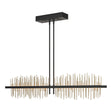 Hubbardton Forge 2020 Black Soft Gold Multi Gossamer Large LED Pendant
