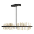 Hubbardton Forge 2020 Black Modern Brass Multi Gossamer Large LED Pendant