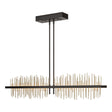 Hubbardton Forge 2020 Oil Rubbed Bronze Soft Gold Multi Gossamer Large LED Pendant