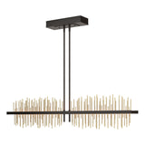 Hubbardton Forge 2020 Oil Rubbed Bronze Modern Brass Multi Gossamer Large LED Pendant