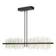 Hubbardton Forge 2020 Oil Rubbed Bronze Sterling Multi Gossamer Large LED Pendant