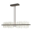 Hubbardton Forge 2020 Natural Iron Sterling Multi Gossamer Large LED Pendant