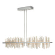 Hubbardton Forge 2020 Vintage Platinum Soft Gold Multi Gossamer Large LED Pendant