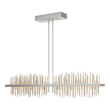 Hubbardton Forge 2020 Vintage Platinum Soft Gold Multi Gossamer Large LED Pendant