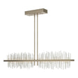 Hubbardton Forge 2020 Soft Gold Vintage Platinum Multi Gossamer Large LED Pendant