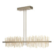 Hubbardton Forge 2020 Soft Gold Modern Brass Multi Gossamer Large LED Pendant