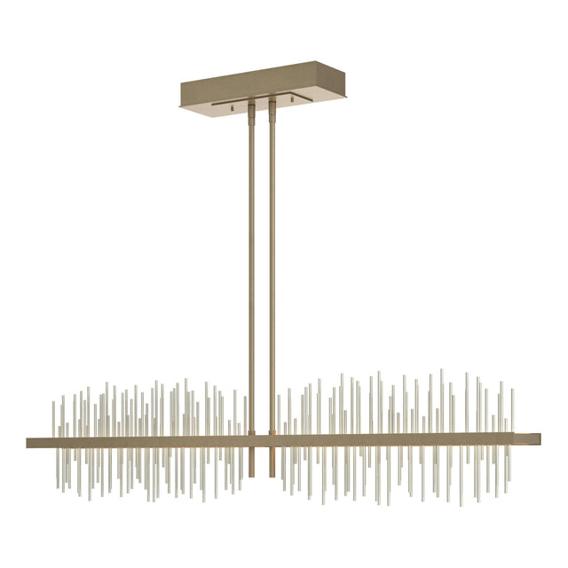 Hubbardton Forge 2020 Soft Gold Sterling Multi Gossamer Large LED Pendant