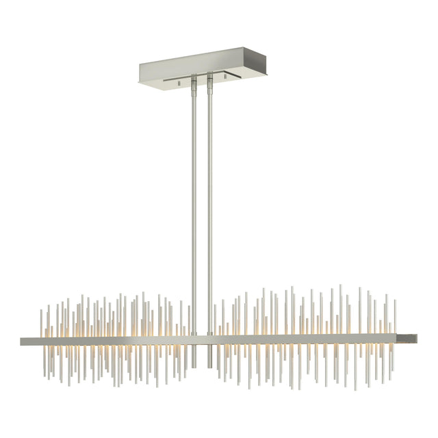 Hubbardton Forge 2020 Sterling Vintage Platinum Multi Gossamer Large LED Pendant