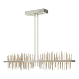 Hubbardton Forge 2020 Sterling Soft Gold Multi Gossamer Large LED Pendant