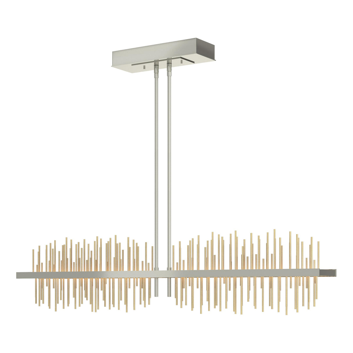 Hubbardton Forge 2020 Sterling Modern Brass Multi Gossamer Large LED Pendant