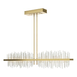Hubbardton Forge 2020 Modern Brass Vintage Platinum Multi Gossamer Large LED Pendant