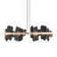 Hubbardton Forge 2021 Sterling Slate Multi Ardesia Linear LED Pendant