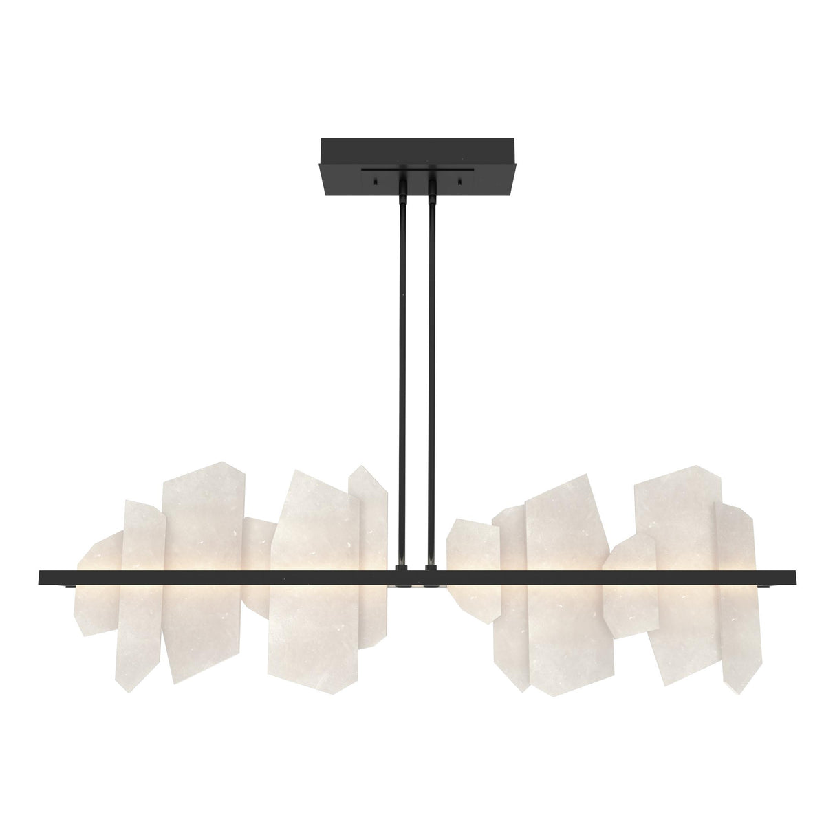 Hubbardton Forge 2024 Ink Alabaster Multi Volterra Linear LED Pendant