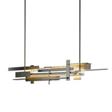 Hubbardton Forge 2015 Dark Smoke Multi Planar Large LED Pendant