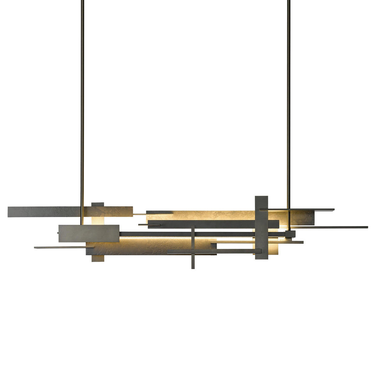 Hubbardton Forge 2015 Dark Smoke Multi Planar Large LED Pendant