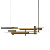 Hubbardton Forge 2015 Dark Smoke Multi Planar Large LED Pendant