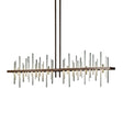 Hubbardton Forge 2015 Bronze Sterling Multi Cityscape Large LED Pendant