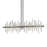 Hubbardton Forge 2015 Dark Smoke Sterling Multi Cityscape Large LED Pendant