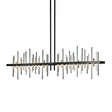 Hubbardton Forge 2015 Black Vintage Platinum Multi Cityscape Large LED Pendant