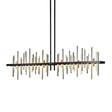 Hubbardton Forge 2015 Black Soft Gold Multi Cityscape Large LED Pendant