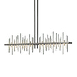 Hubbardton Forge 2015 Natural Iron Sterling Multi Cityscape Large LED Pendant