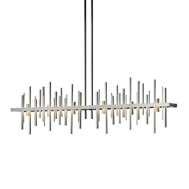 Hubbardton Forge 2015 Vintage Platinum Vintage Platinum Multi Cityscape Large LED Pendant
