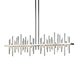 Hubbardton Forge 2015 Sterling Vintage Platinum Multi Cityscape Large LED Pendant