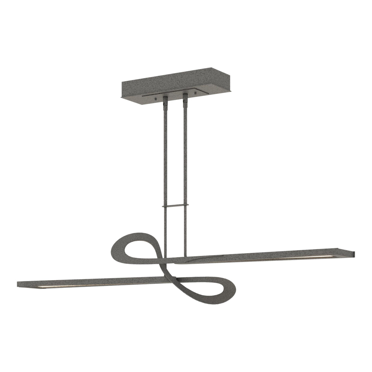 Hubbardton Forge 2016 Natural Iron Multi Switchback LED Pendant
