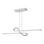 Hubbardton Forge 2016 Vintage Platinum Multi Switchback LED Pendant