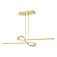 Hubbardton Forge 2016 Modern Brass Multi Switchback LED Pendant