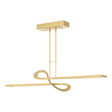 Hubbardton Forge 2016 Modern Brass Multi Switchback LED Pendant