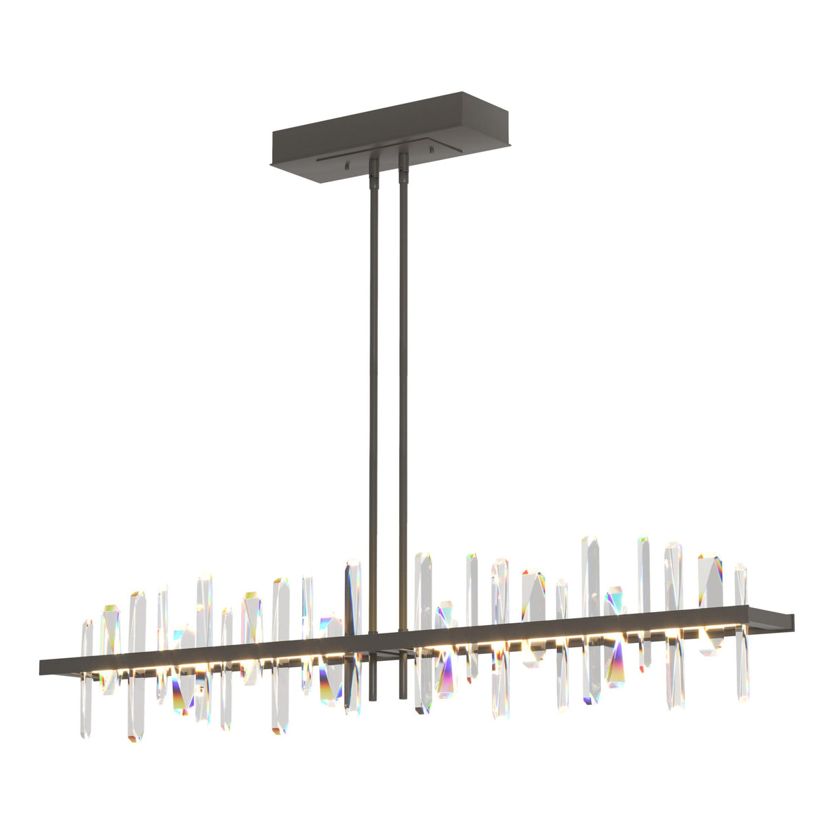 Hubbardton Forge 2017 Dark Smoke CR Multi Solitude Large LED Pendant