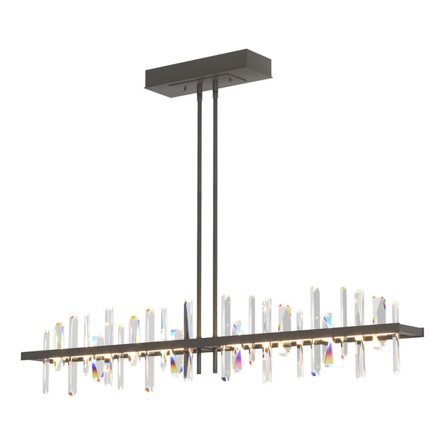 Hubbardton Forge 2017 Dark Smoke CR Multi Solitude Large LED Pendant