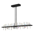 Hubbardton Forge 2017 Black CR Multi Solitude Large LED Pendant