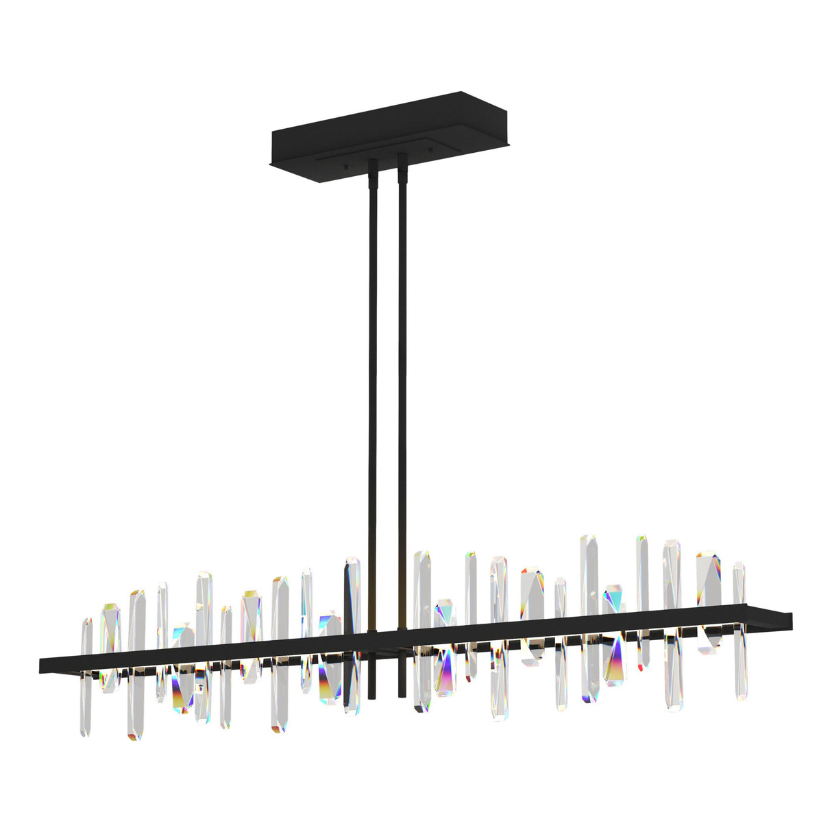 Hubbardton Forge 2017 Black CR Multi Solitude Large LED Pendant