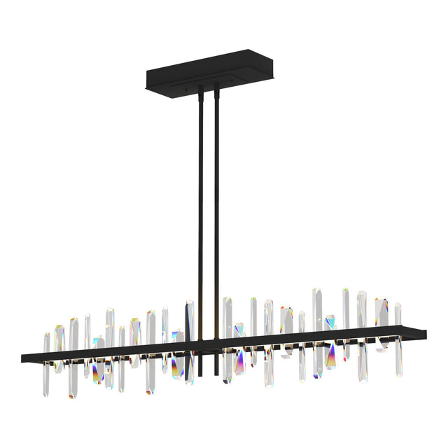 Hubbardton Forge 2017 Black CR Multi Solitude Large LED Pendant