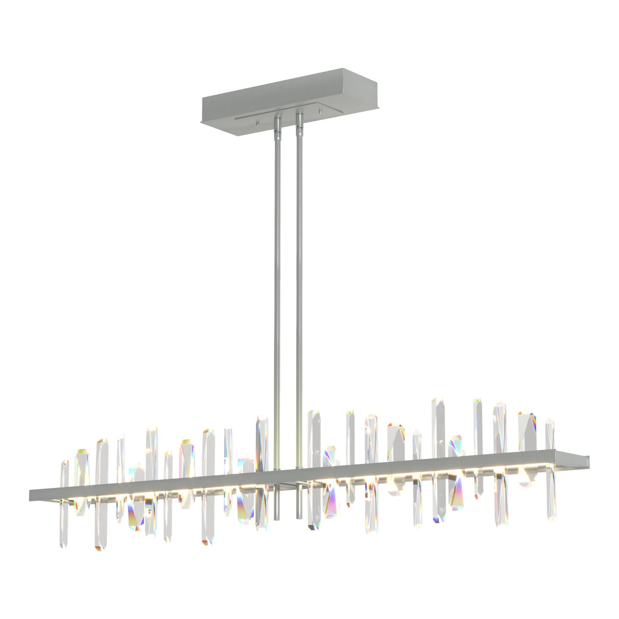 Hubbardton Forge 2017 Vintage Platinum CR Multi Solitude Large LED Pendant