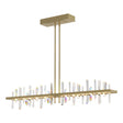 Hubbardton Forge 2017 Modern Brass CR Multi Solitude Large LED Pendant