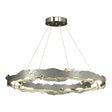 Hubbardton Forge 2024 Sterling Crystal Standard Trove LED Circular Pendant