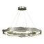 Hubbardton Forge 2024 Sterling Crystal Standard Trove LED Circular Pendant