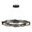 Hubbardton Forge 2024 Ink Crystal Standard Trove LED Circular Pendant