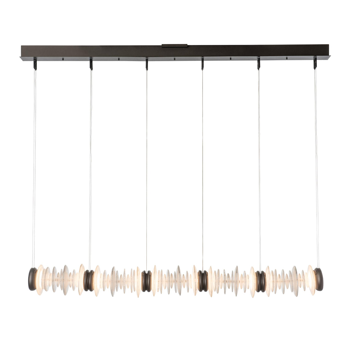 Hubbardton Forge 2025 Oil Rubbed Bronze Standard Cairn Linear LED Pendant