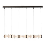 Hubbardton Forge 2025 Oil Rubbed Bronze Standard Cairn Linear LED Pendant