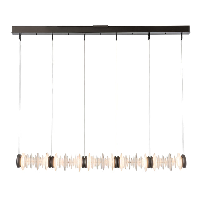 Hubbardton Forge 2025 Oil Rubbed Bronze Standard Cairn Linear LED Pendant