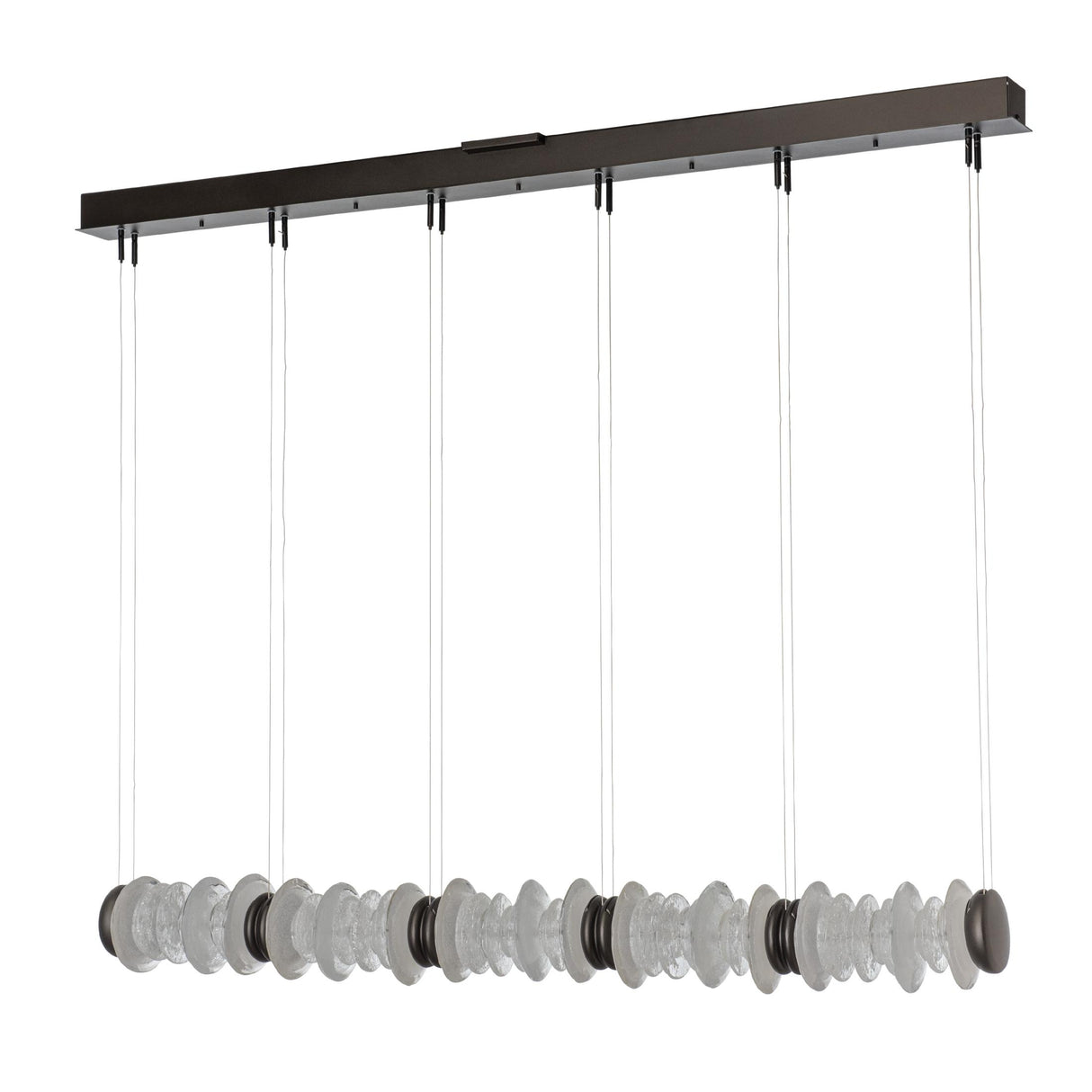 Hubbardton Forge 2025 Oil Rubbed Bronze Standard Cairn Linear LED Pendant