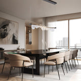 Hubbardton Forge 2025 Oil Rubbed Bronze Clear Glass (ZM) Standard Riverbed LED Pendant