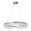 Hubbardton Forge 2025 Sterling Clear Glass (ZM) Standard Riverbed Circular LED Pendant