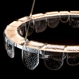 Hubbardton Forge 2025 Sterling Clear Glass (ZM) Standard Riverbed Circular LED Pendant